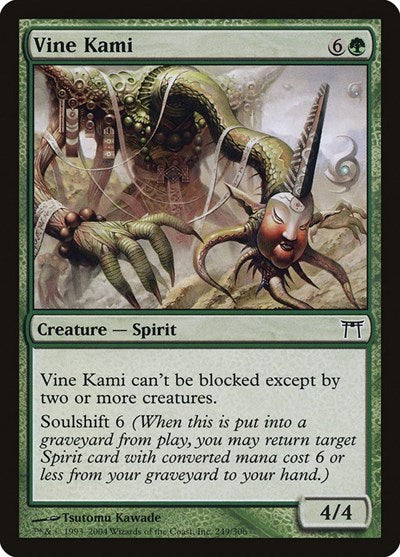 2004 Magic: The Gathering: Champions of Kamigawa (CHK) - Vine Kami (#249, Common)