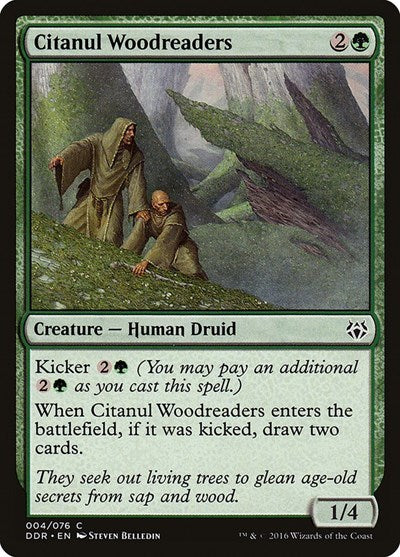 2016 Magic: The Gathering: Duel Decks: Nissa vs. Ob Nixilis (DDR) - Citanul Woodreaders (#4, Common) (, Near Mint)