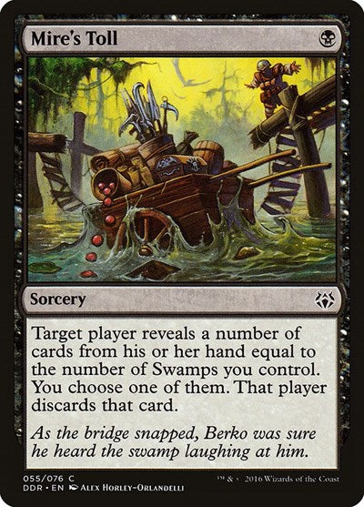 2016 Magic: The Gathering: Duel Decks: Nissa vs. Ob Nixilis (DDR) - Mires Toll (#55, Common) (, Near Mint)
