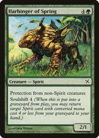 2005 Magic: The Gathering: Betrayers of Kamigawa (BOK) - Harbinger of Spring (#128, Common) (, Lightly Played)