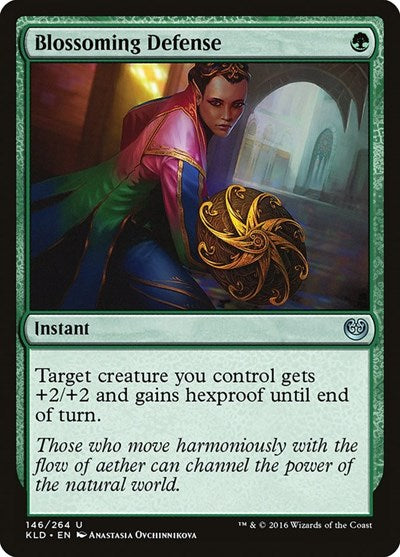 2016 Magic: The Gathering: Kaladesh (KLD) - Blossoming Defense (#146, Uncommon)