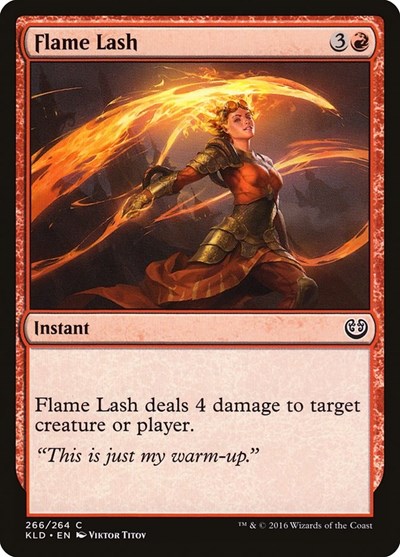 2016 Magic: The Gathering: Kaladesh (KLD) - Flame Lash (#266, Common) (, Near Mint)