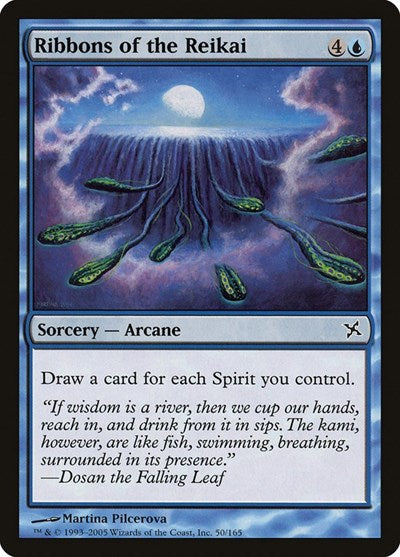 2005 Magic: The Gathering: Betrayers of Kamigawa (BOK) - Ribbons of the Reikai (#50, Common) (, Near Mint)
