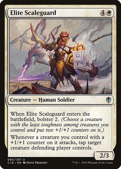 2016 Magic: The Gathering: Commander 2016 (C16) - Elite Scaleguard (#65, Uncommon) (, Near Mint)