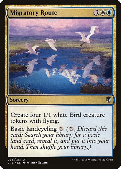 2016 Magic: The Gathering: Commander 2016 (C16) - Migratory Route (#38, Uncommon) (, Near Mint)