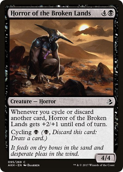 2017 Magic: The Gathering: Amonkhet (AKH) - Horror of the Broken Lands (#95, Common) (, Lightly Played)
