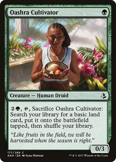 2017 Magic: The Gathering: Amonkhet (AKH) - Oashra Cultivator (#177, Common) (, Lightly Played)
