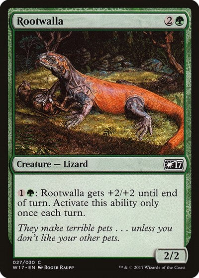 2017 Magic: The Gathering: Welcome Deck 2017 (W17) - Rootwalla (#27, Common) (, Near Mint)