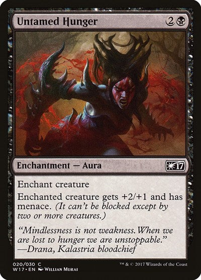2017 Magic: The Gathering: Welcome Deck 2017 (W17) - Untamed Hunger (#20, Common) (, Near Mint)