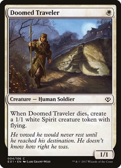 2017 Magic: The Gathering: Archenemy: Nicol Bolas (AC2) - Doomed Traveler (#4, Common) (, Near Mint)