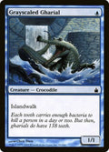 2005 Magic: The Gathering: Ravnica: City of Guilds (RAV) - Grayscaled Gharial (#52, Common) (, Lightly Played)