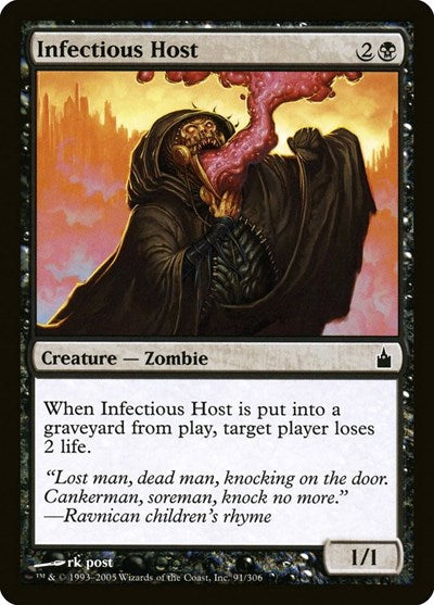 2005 Magic: The Gathering: Ravnica: City of Guilds (RAV) - Infectious Host (#91, Common) (, Lightly Played)