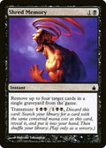 2005 Magic: The Gathering: Ravnica: City of Guilds (RAV) - Shred Memory (#105, Common) (, Lightly Played)