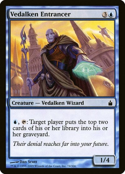 2005 Magic: The Gathering: Ravnica: City of Guilds (RAV) - Vedalken Entrancer (#74, Common)