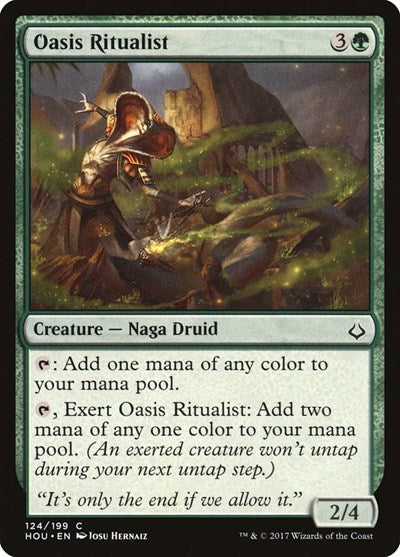 2017 Magic: The Gathering: Hour of Devastation (HOU) - Oasis Ritualist (#124, Common) (, Lightly Played)