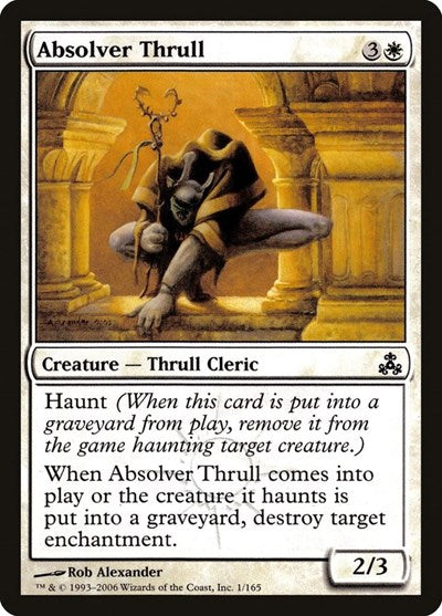 2006 Magic: The Gathering: Guildpact (GPT) - Absolver Thrull (#1, Common) (, Near Mint)