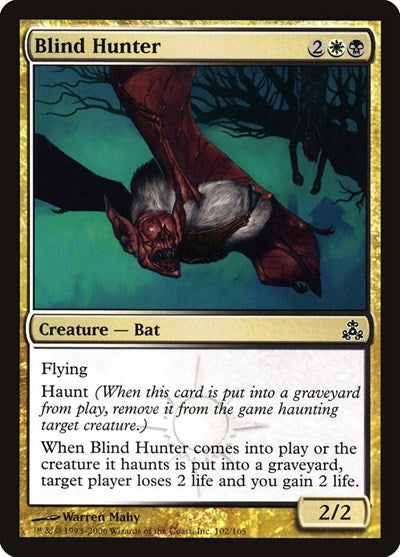 2006 Magic: The Gathering: Guildpact (GPT) - Blind Hunter (#102, Common) (, Near Mint)