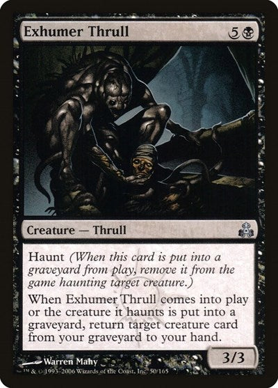 2006 Magic: The Gathering: Guildpact (GPT) - Exhumer Thrull (#50, Uncommon) (, Lightly Played)
