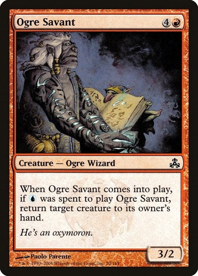 2006 Magic: The Gathering: Guildpact (GPT) - Ogre Savant (#70, Common) (, Near Mint)