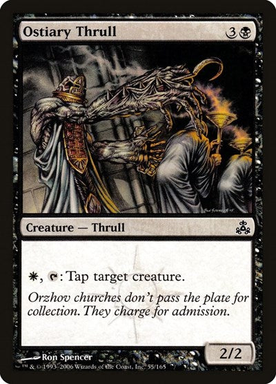 2006 Magic: The Gathering: Guildpact (GPT) - Ostiary Thrull (#55, Common) (, Lightly Played)
