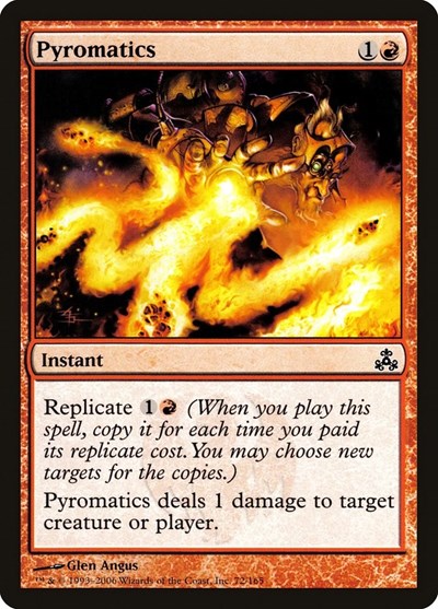 2006 Magic: The Gathering: Guildpact (GPT) - Pyromatics (#72, Common) (, Near Mint)