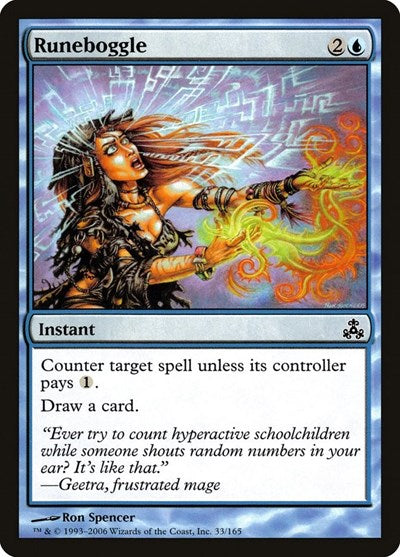 2006 Magic: The Gathering: Guildpact (GPT) - Runeboggle (#33, Common) (, Near Mint)