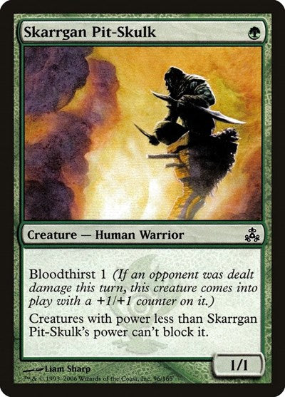 2006 Magic: The Gathering: Guildpact (GPT) - Skarrgan Pit Skulk (#96, Common) (, Near Mint)