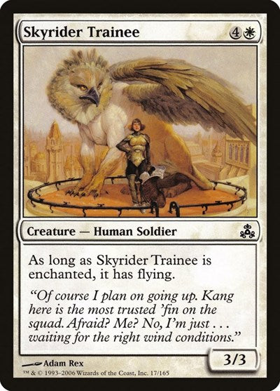2006 Magic: The Gathering: Guildpact (GPT) - Skyrider Trainee (#17, Common) (, Near Mint)