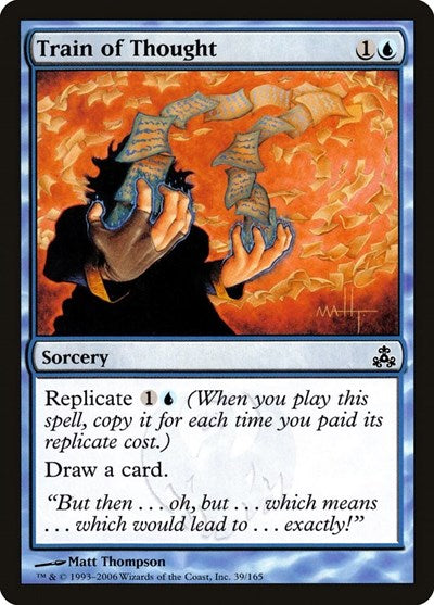 2006 Magic: The Gathering: Guildpact (GPT) - Train of Thought (#39, Common) (, Near Mint)