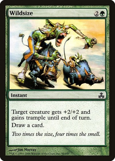 2006 Magic: The Gathering: Guildpact (GPT) - Wildsize (#98, Common)