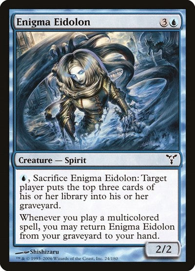 2006 Magic: The Gathering: Dissension (DIS) - Enigma Eidolon (#24, Common) (, Lightly Played)