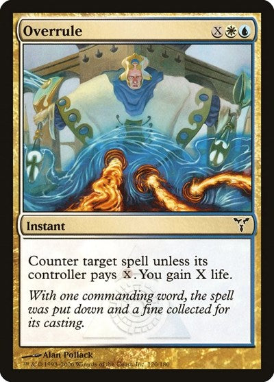2006 Magic: The Gathering: Dissension (DIS) - Overrule (#120, Common) (, Near Mint)