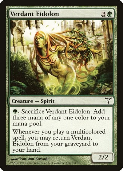 2006 Magic: The Gathering: Dissension (DIS) - Verdant Eidolon (#100, Common) (, Near Mint)