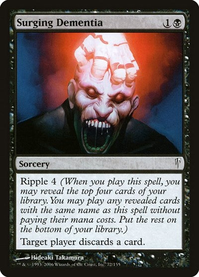 2006 Magic: The Gathering: Coldsnap (CSP) - Surging Dementia (#72, Common) (, Lightly Played)