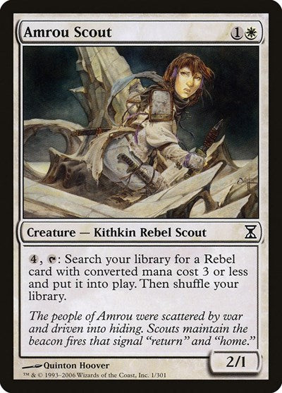 2006 Magic: The Gathering: Time Spiral (TSP) - Amrou Scout (#1, Common) (, Near Mint)
