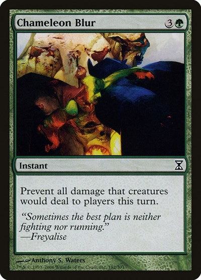 2006 Magic: The Gathering: Time Spiral (TSP) - Chameleon Blur (#192, Common)