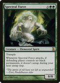 2006 Magic: The Gathering: Time Spiral (TSP) - Spectral Force (#217, Rare) (, Near Mint)