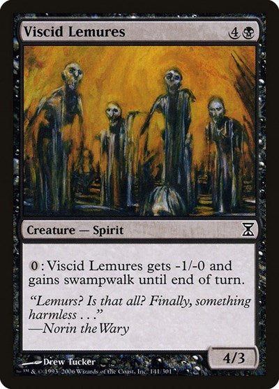 2006 Magic: The Gathering: Time Spiral (TSP) - Viscid Lemures (#141, Common) (, Near Mint)