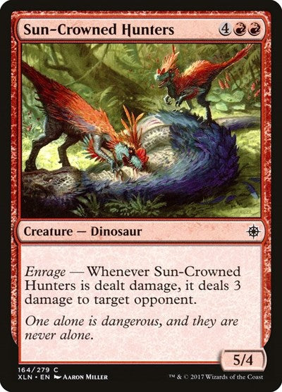 2017 Magic: The Gathering: Ixalan (XLN) - Sun Crowned Hunters (#164, Common) (, Lightly Played)
