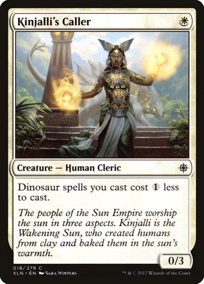 2017 Magic: The Gathering: Ixalan (XLN) - Kinjallis Caller (#18, Common) (, Lightly Played)