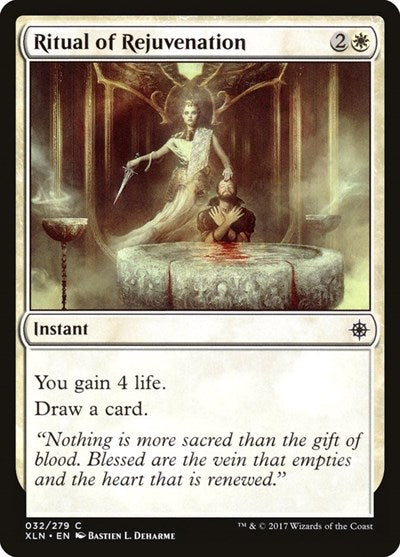 2017 Magic: The Gathering: Ixalan (XLN) - Ritual of Rejuvenation (#32, Common) (, Near Mint)