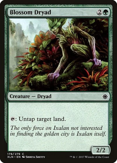 2017 Magic: The Gathering: Ixalan (XLN) - Blossom Dryad (#178, Common) (, Lightly Played)