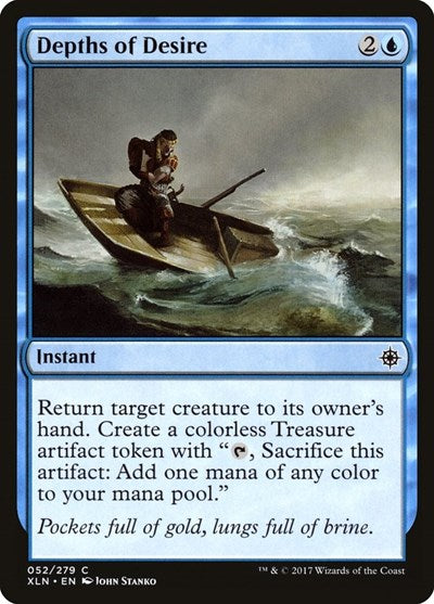 2017 Magic: The Gathering: Ixalan (XLN) - Depths of Desire (#52, Common) (, Lightly Played)