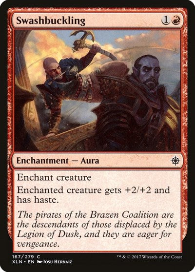 2017 Magic: The Gathering: Ixalan (XLN) - Swashbuckling (#167, Common) (, Near Mint)