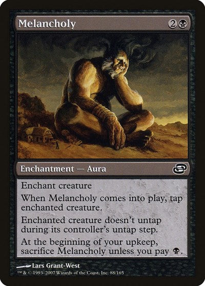 2007 Magic: The Gathering: Planar Chaos (PLC) - Melancholy (#88, Common)
