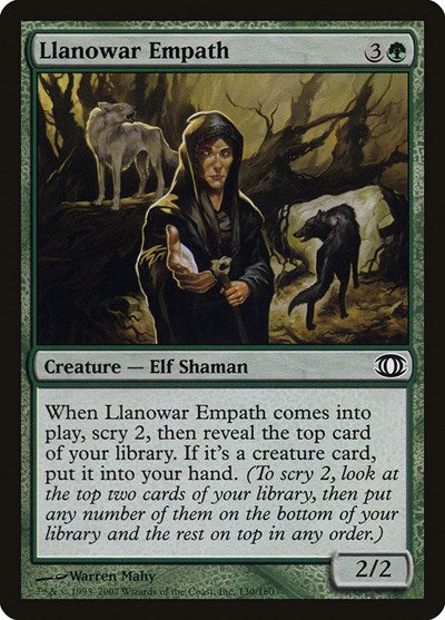 2007 Magic: The Gathering: Future Sight (FUT) - Llanowar Empath (#130, Common) (, Lightly Played)
