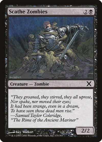 2007 Magic: The Gathering: 10th Edition (10E) - Scathe Zombies (#175, Common) (, Near Mint)