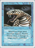 1994 Magic: The Gathering: Revised Edition (3ED) - Psychic Venom (#76, Common) (, Near Mint)