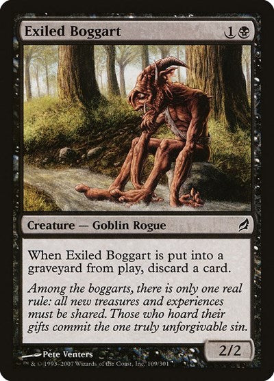 2007 Magic: The Gathering: Lorwyn (LRW) - Exiled Boggart (#109, Common) (, Near Mint)