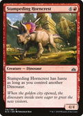 2018 Magic: The Gathering: Rivals of Ixalan (RIX) - Stampeding Horncrest (#116, Common) (, Lightly Played)